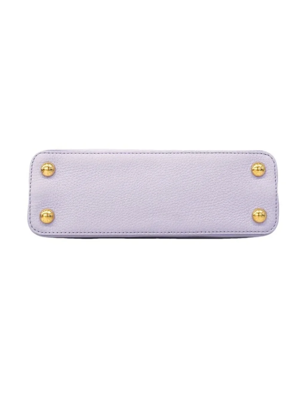 Louis Vuitton Handbag Taurillon Capucines BB Purple 2-Way